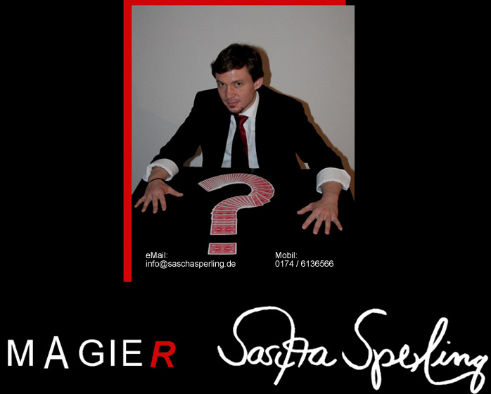 Magier Sascha Sperling